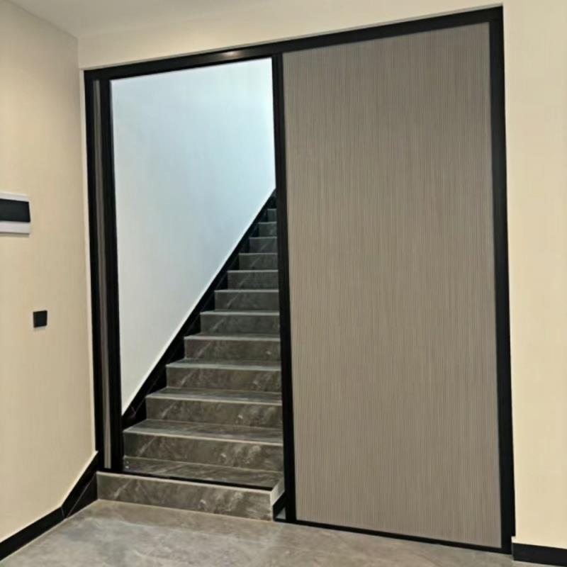 蜂巢门楼梯口隐形折叠门高低款空调隔热挡冷风客厅隔断门帘免打孔