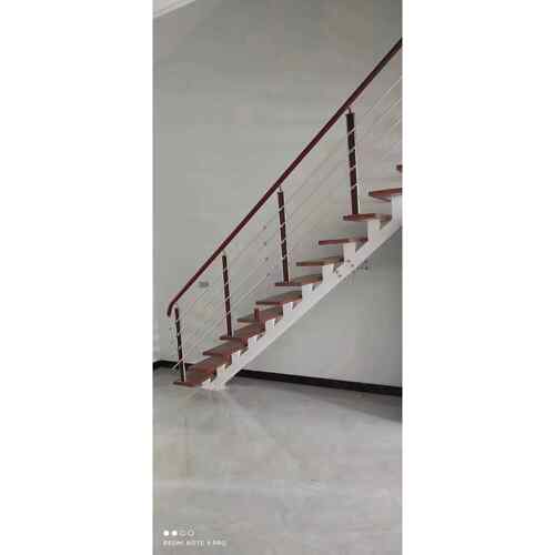 武汉楼梯扶手厂家定制实木踏步护栏高分子扶手玻璃扶手不锈钢扶手