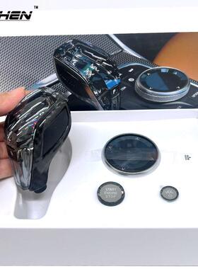 适用宝马G20G01G02G05G06G07G12G14G15碳纤维水晶档把排挡头