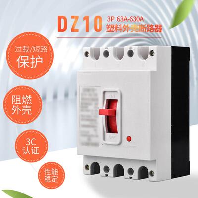 上海 DZ10 塑壳断路器 空气开 关 总电闸 100A 250A 400A 630A