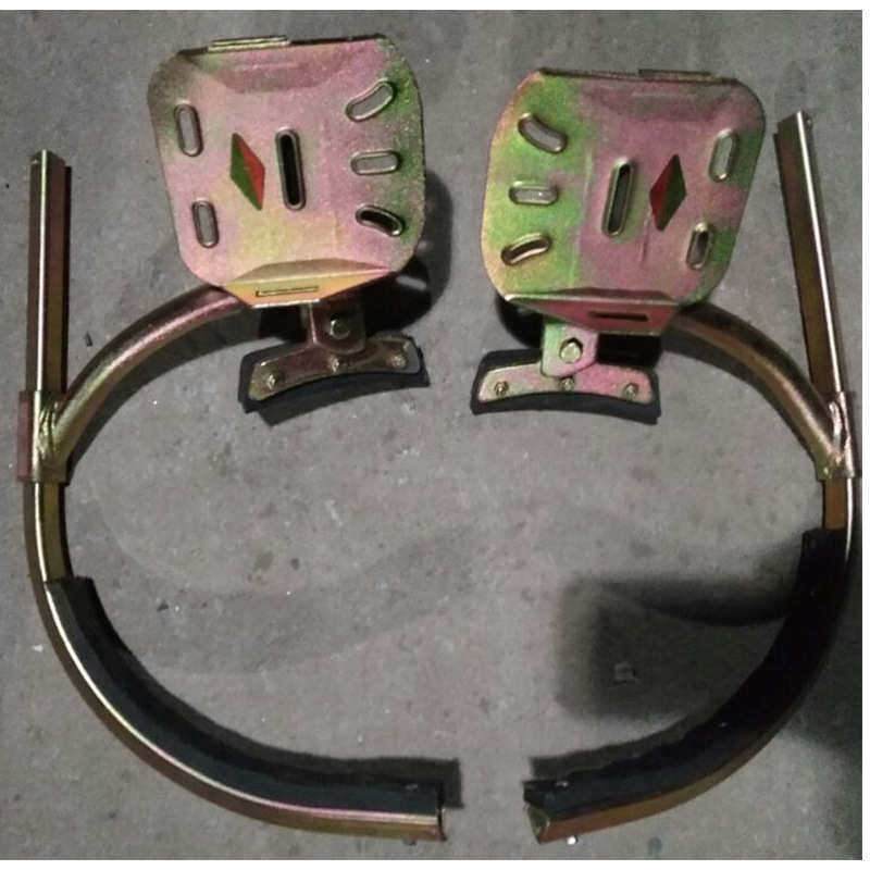 电工攀爬鞋变距活动定距水泥杆木杆钢杆250 300 350 400登杆脚扣