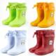 男女童雨靴束口 套胶鞋 儿童雨鞋 轻便防滑宝宝幼儿园小学生玩防水鞋