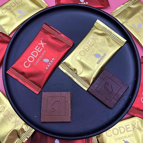 CODEX库德士经典排块牛奶巧克力喜糖散装结婚装饰伴（代可可脂）