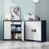 钢制公室电子指纹保办密密柜12158保险柜储物柜国保码 资料文锁件