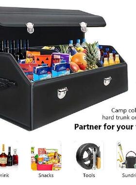 Car Trunk Storage Box PU Leather Auto Multiues Tools