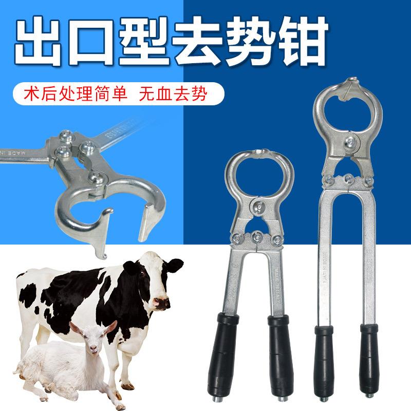 牛用无血去势钳阉割羊用去势器夹蛋钳子牛羊钳煽蛋钳养殖去势器械