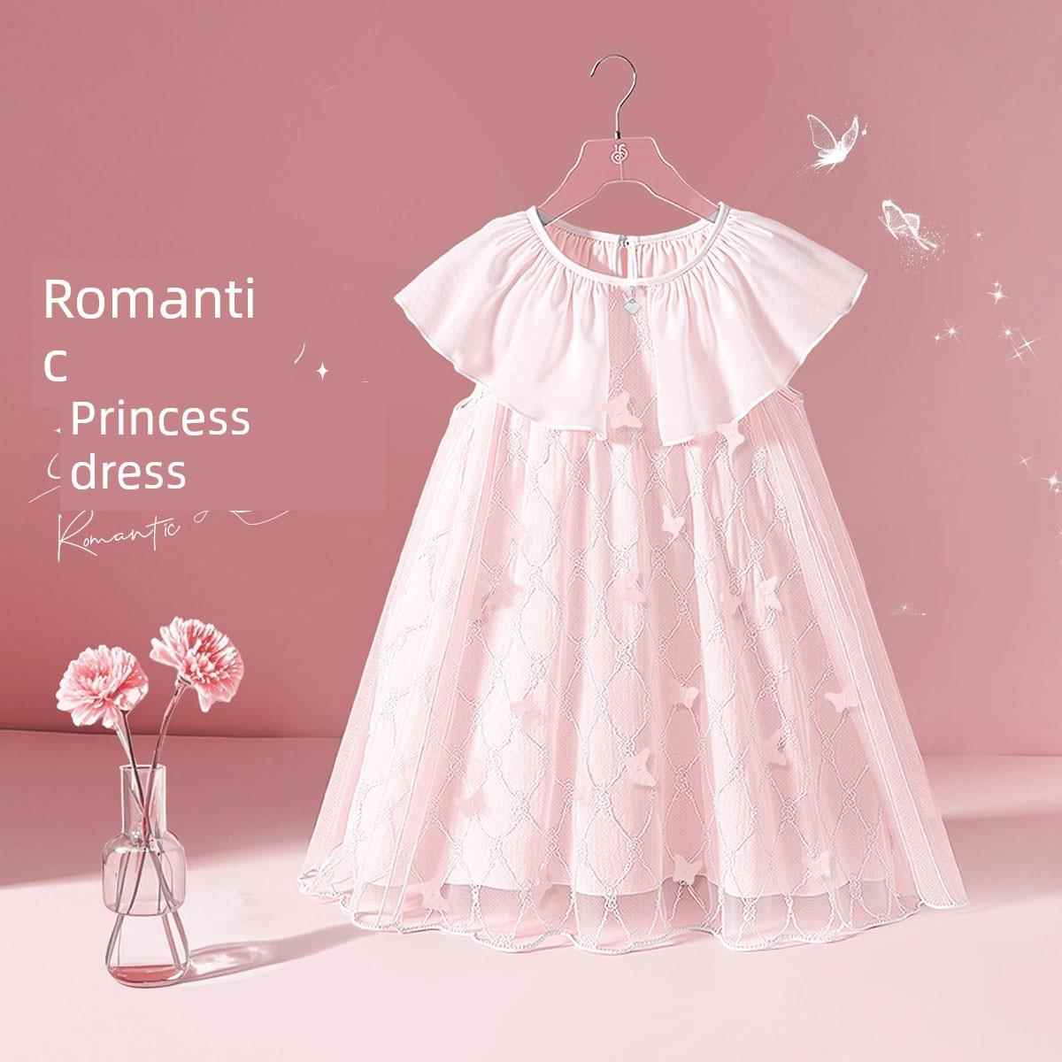 TTIT女童裙子2025新款夏薄款小女孩好看公主裙洋气儿童夏装