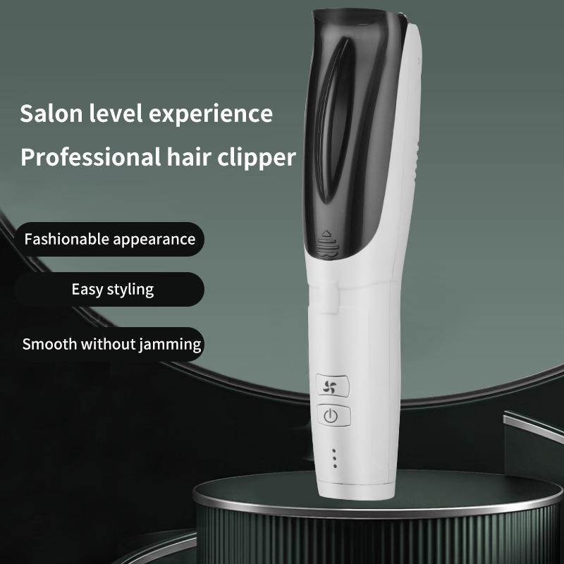 跨境新款低噪音电动理发器吸发理发剪家用理发推子成人儿童吸发器
