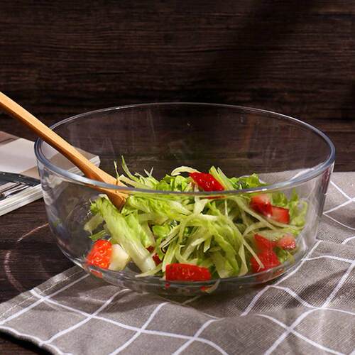 salad bowls glass bowl set dessert fruit storage bottles