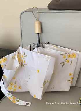 正品ooahz 故事的小黄 适合拍照的韩系长风柄雨ins伞风直花杆防伞