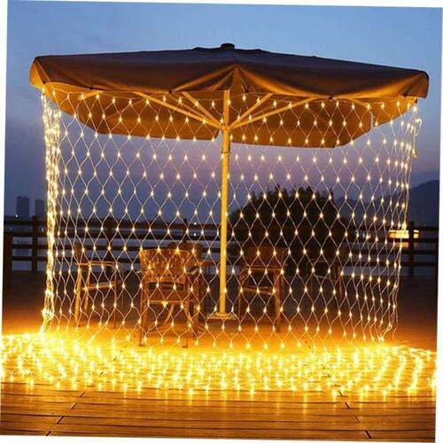 Garland Curtain LED Net Light Festoon Christmas Decor for Ho