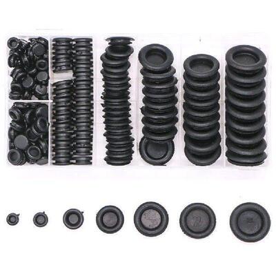 170Pcs Waterproof Sealing Rubber Cables Grommet Kit 7-25mm