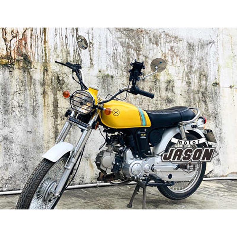 适用鑫源悠客125后扶手 复古改装加长坐垫 嘉陵70JH70后尾架尾翼
