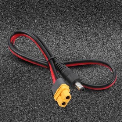 R2LF 15A XT60 Female to DC5525/5521 Male Power Cable