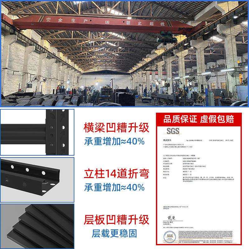 仓库货架可拆装仓储置物架多层轻中型货物储物架快递轻中型拆装