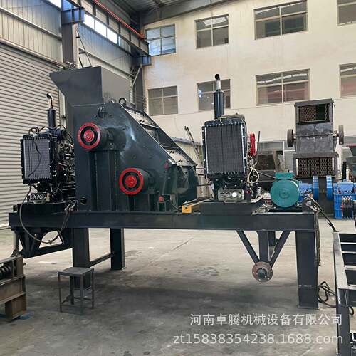 大型煤矸石双级破碎机玄武岩青石双级粉碎机炉渣干湿料双级破碎机