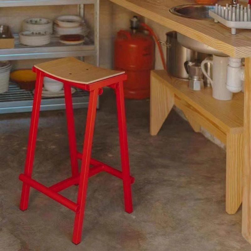 北欧加厚实木凳子家用高脚凳可叠放方凳餐凳现代简约餐桌椅子,住宅家具,家用高脚椅,淘宝优惠券,粉丝福利购,淘宝优惠卷