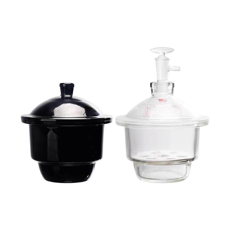 蜀牛玻璃干燥器真空干燥皿棕色避光实验室150/180/240/300/400mm