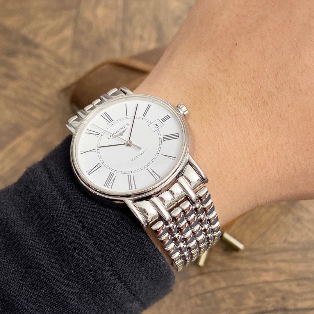 表径38.5mm[9.8新]浪琴瑰丽手表自动机械男士手表L4.921.4.11.6