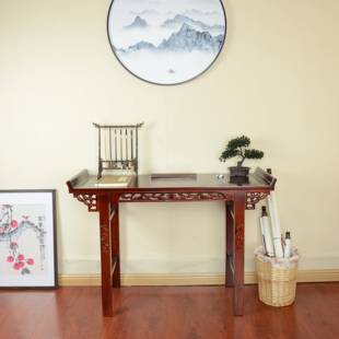 中式国学桌书法桌供桌香案实木玄关桌案几条桌仿古经济型小型条案