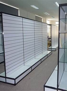 槽板挂板架头花女孩用品展示架婚庆用品架展示柜钛合金货架壁挂式