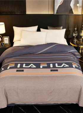 新款简约全棉加厚磨毛被套单件0纯棉0双人被罩2100×30812cm秋冬2