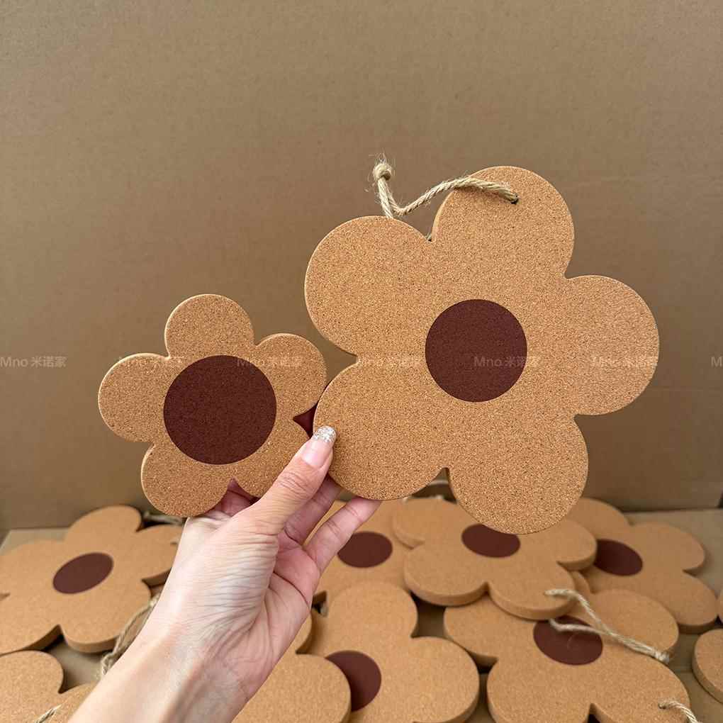 ins风·家用花朵隔热垫 餐桌垫碗垫防烫软木餐垫杯垫锅垫菜垫茶壶