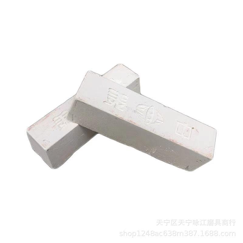 牌白色抛光膏不锈钢专用抛光膏金属抛光膏白色抛光蜡1kg/条
