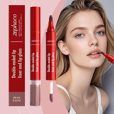 Zephoco Bean Paste Color 2-in-1 Lip Gloss: A plumping and mo