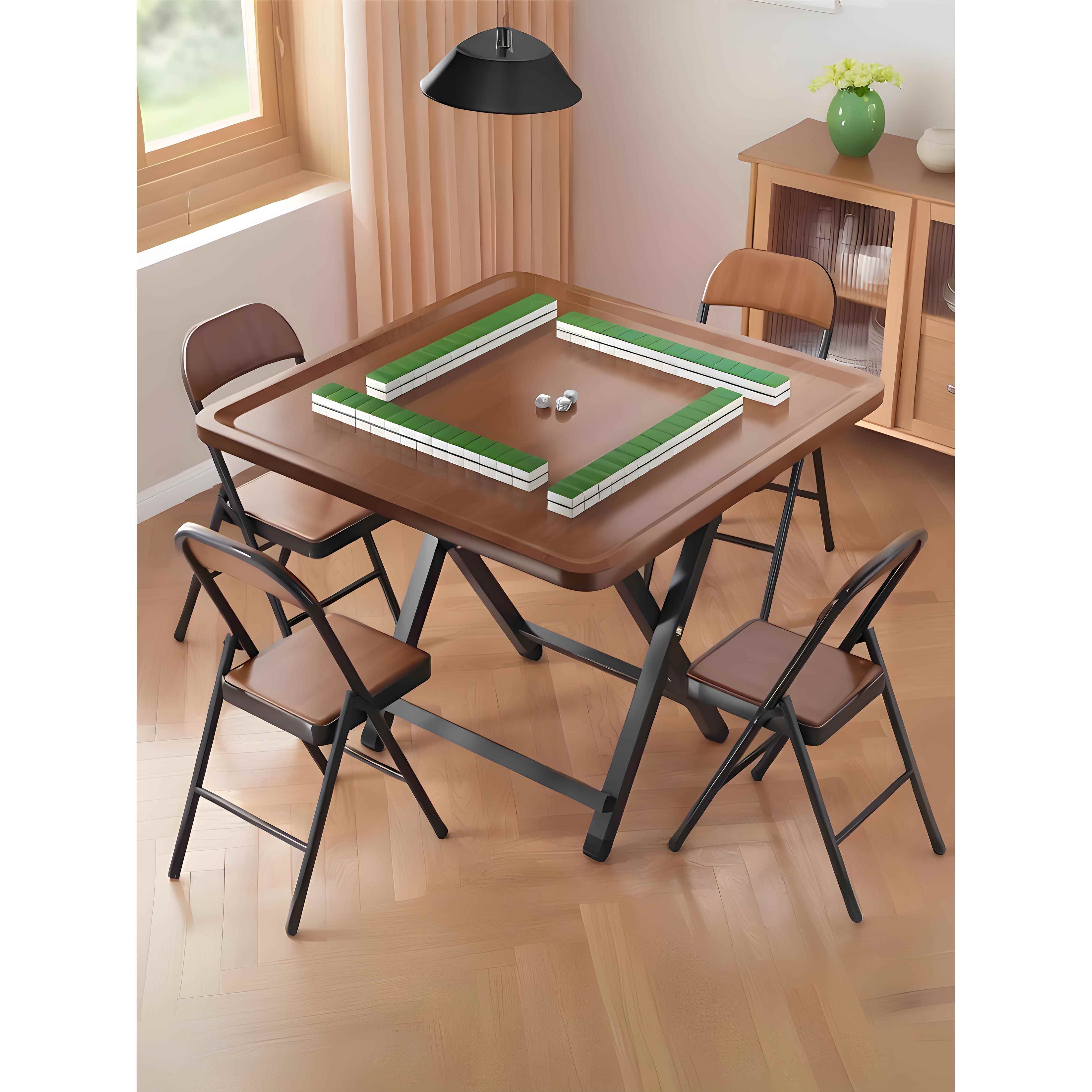 折叠麻将桌餐桌新款小桌子便携式小型麻将台简易手搓棋牌桌折叠桌