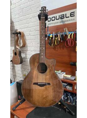 蚂蚁吉他M2民谣吉他40/41寸GA桶缺角云杉桃花心面单板原木/复古色