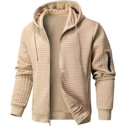 Mens Lightweight Hoodie Zip Sweatshirt Casual Jacket Coat