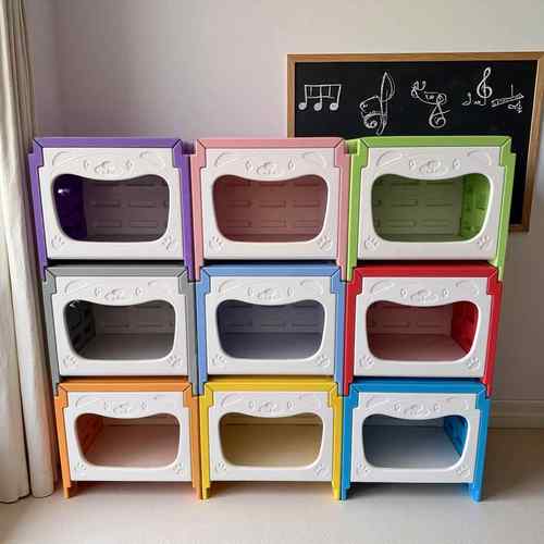 学校音乐教室多功能音乐凳合唱凳吹塑积木凳子塑料储物收纳音乐凳