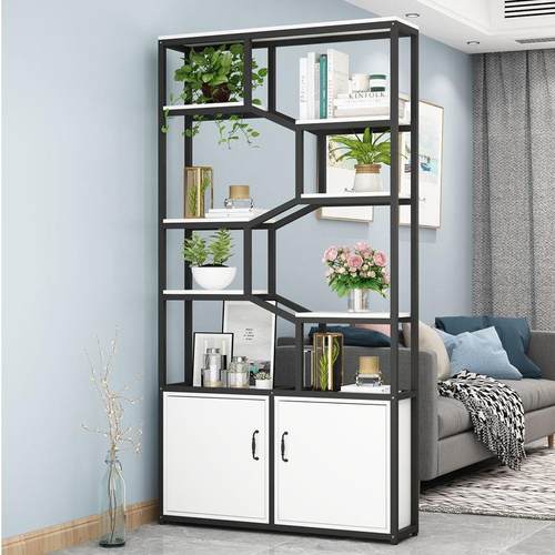 进铁屏风艺办公室隔断VUA柜客关厅储物柜展示柜门玄柜