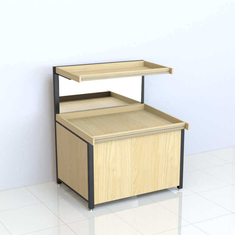 工厂镜面款水果展示架钢木生鲜超市水果货架实木多层板果蔬架,住宅家具,折叠桌,淘宝优惠券,粉丝福利购,淘宝优惠卷