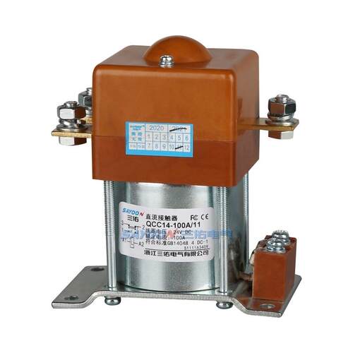 SAYOON三佑直流接触器QCC14-100A/11马达拉坯车12V短时工作
