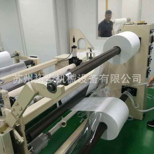 厂家直销气压刀冷热切割布机热切分条机无纺布分切机一机两用