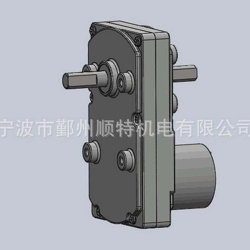 FC-3530530短小型齿轮减速电机低速马达方形7字型双出轴