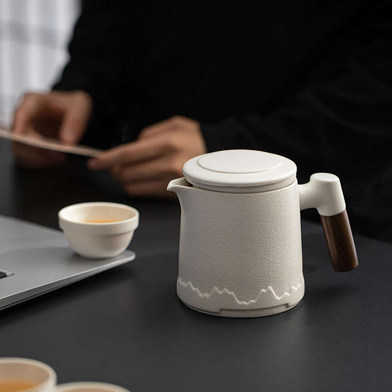 便携式旅行茶具套装户外露营泡茶杯一壶四杯随行喝茶快客杯泡茶器