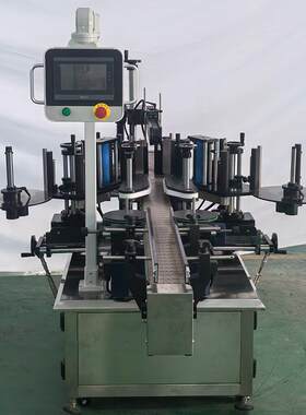 全自水动双面贴标机洗标衣液YTM发洗洁洁厕灵油精污净扁瓶子平面