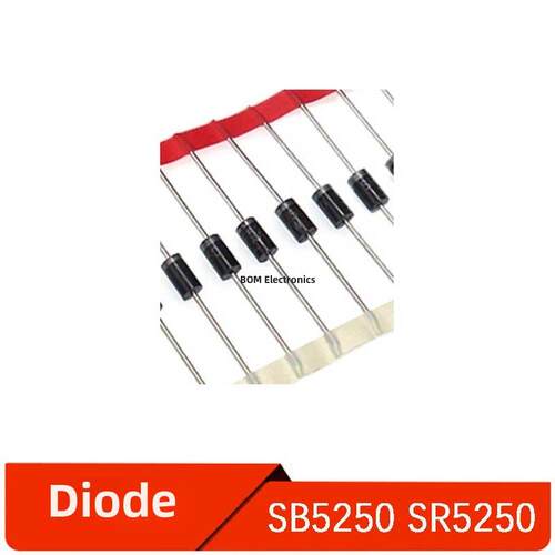 SB5250 SR5250 全新 5A 250V DO-201AD 肖特基整流二极管5个装