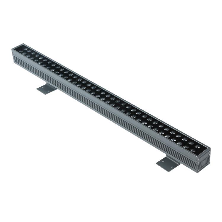 DMX512外控IP67防雨LED双排洗墙灯 大功率结构防水RGBW洗墙灯