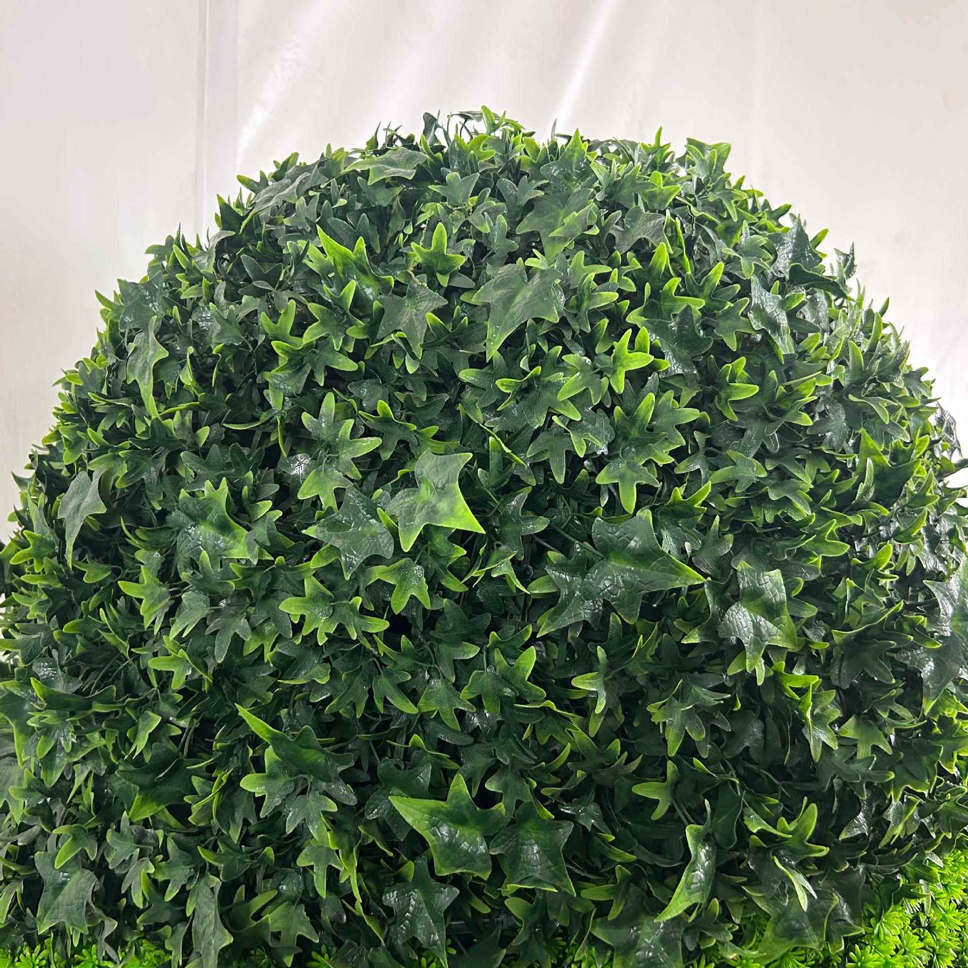 户外绿植井盖遮挡装饰品大草球仿真塑料草球地瓜叶米兰黄杨草球