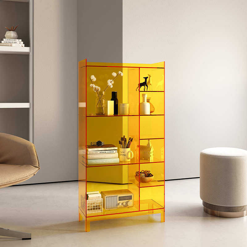 2022新款书架透明亚克力储物收纳柜ins风家用简约多层置物架书柜,住宅家具,书架,淘宝优惠券,粉丝福利购,淘宝优惠卷