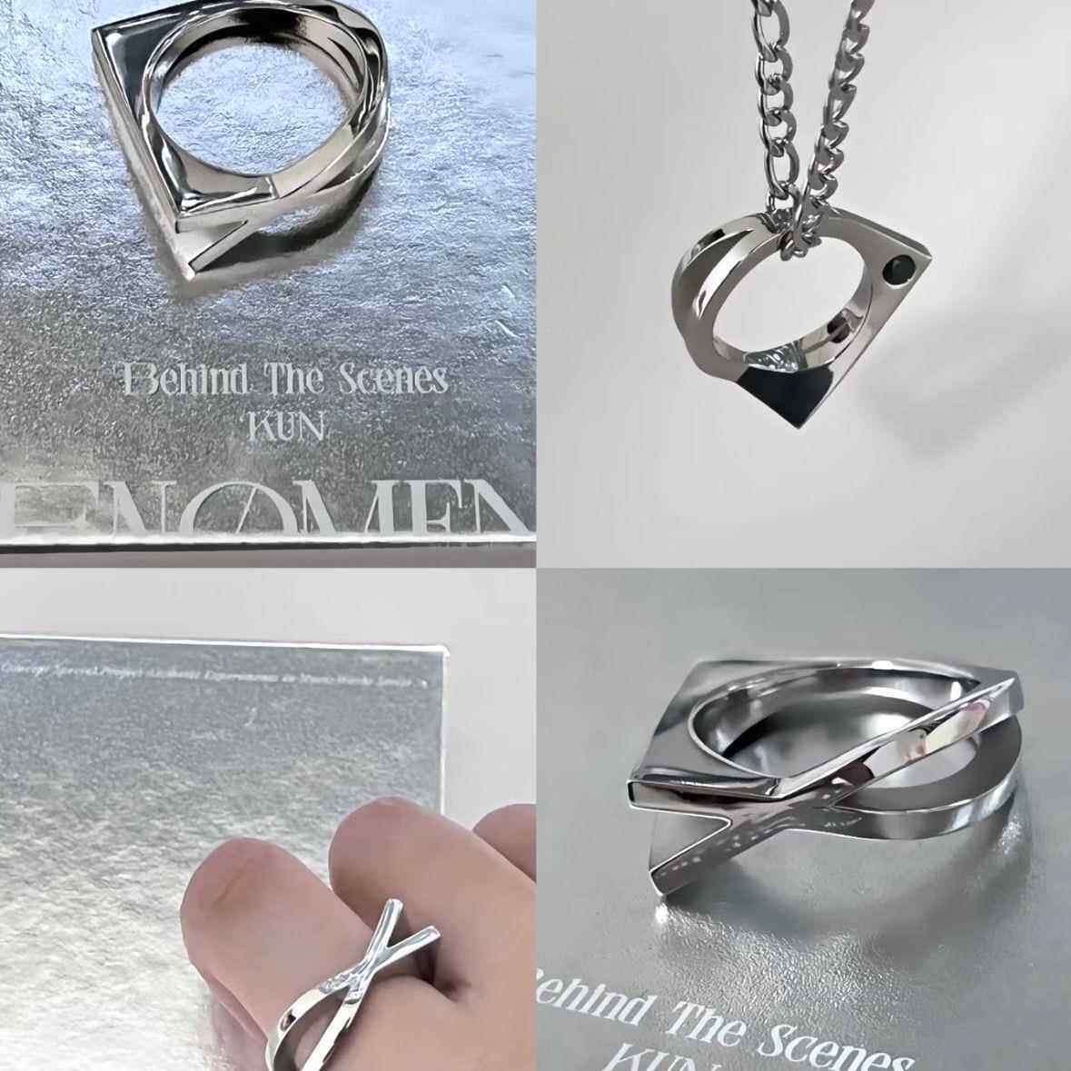 蔡徐坤专辑主题现象戒指周边潮流小众时尚简约送闺蜜女友生日礼物