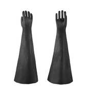 喷砂手套加厚加长带颗粒手套喷砂机专用耐磨乳胶手套左右手可单卖