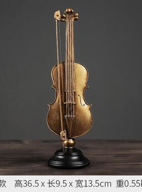 新款覆古金色简柜音符书架摆件家居酒柜装饰品书小约现代摆设