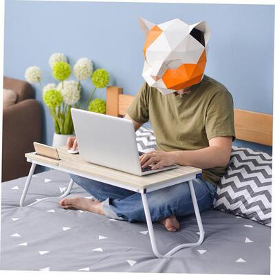 computer desk folded lift laptop table Lying bed strong book