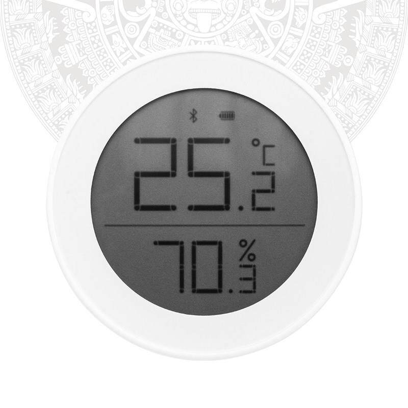 雪茄保湿盒蓝牙电子温湿度计青萍高精度雪茄柜用磁吸式测温测湿表