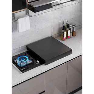 不锈钢燃气灶盖板罩厨房置物架煤气灶台电磁炉托架台面置物架收纳